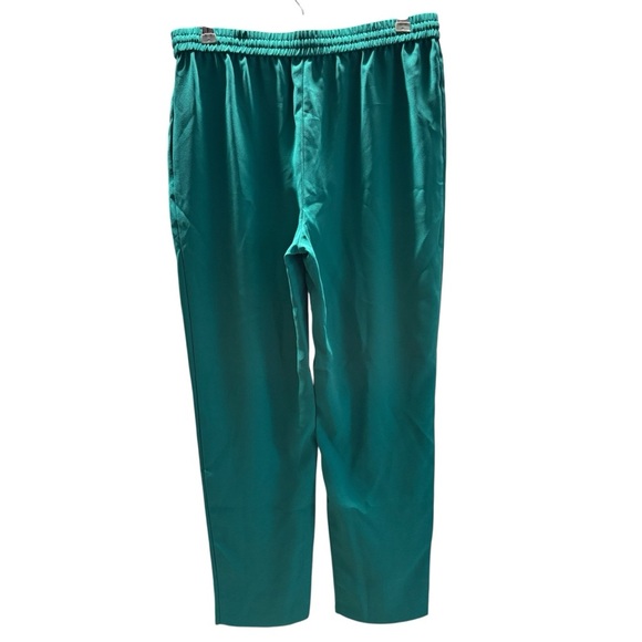 DIANE VON FURSTENBERG Bonnet Pant in Juniper Green | Size 10 - Picture 4 of 7